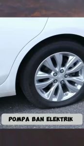 AM-15 Pompa Angin Ban Mobil Elektrik Set Inflator 150 PSI 35L/m LCD Display Portable isi Lengkap