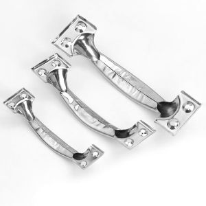 Curved Bow Pull Handle Stainless Steel Door Handle for Cabinets Drawers Classic Design