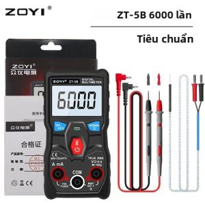 ZOYI ZT-5B Vạn Năng Kỹ Thuật Số Chuyên Nghiệp AutoRange AC/DC Khuếch Mini Thợ Điện Đo Bluetooth Kết Nối Ứng Dụng