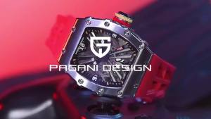 PAGANI DESIGN PD-1738 18K Gold Watch for Men |   Barrel Shape Men Quartz Watch Japan TMI VH65 Movement Sapphire Crystal Silico