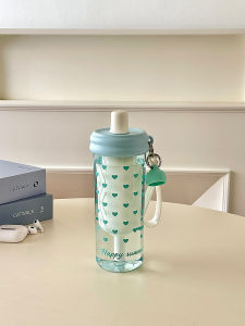 Cốc Nhựa Tritan Dung Tích Lớn Có Van Chui Dễ Thương Dung Tích 650ml Cốc Đựng Nước Cho Nữ Cốc Đựng Đồ Dùng Ăn Uống