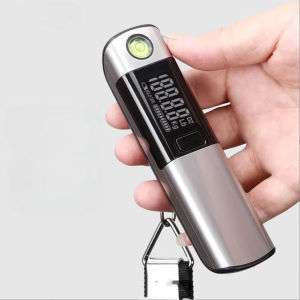 Portable Electronic Scale with Rule Household Small 50kg Portable Mini Hook Weighing High-Precision Luggage Weighing Device