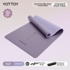 YOTTOY | Anti-Slip Shock Absorption Quiet Thick Antibacterial Yoga Mat