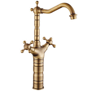 JUNSHEN | Vintage High Brass Faucet
