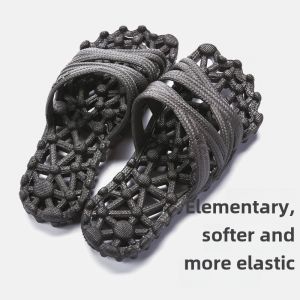 Household Foot Acupuncture Point Health Care Pebble Massage Slippers Summer Mens and Womens Couple Foot Foot Massage Slippers