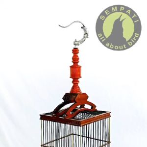 SEMPATI Pion Kayu Panjang Sangkar Pleci Pion Sangkar Kandang Burung Pleci Helopet Aksesoris Gantungan Sangkar Kandang Bulat Burung Pleci Ciblek - Lazada