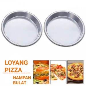Loyang Pizza mini isi 12 pcs/ satu lusin varian uk 8-26 Aluminium Kue Bolu Kitchenware cetakan