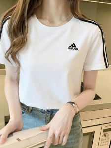 adidas | Áo Sơ Mi Ngắn Tay Thể Thao Dân Dã 100% Cotton Mới