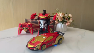 รถบังคับวิทยุ 2.4GHz แรงๆ แปลงร่างได้เป็นหุ่นยนต์ ของเล่นเด็ก RC Car ควบคุมระยะไกล ของเล่นเสริมพัฒนาการ