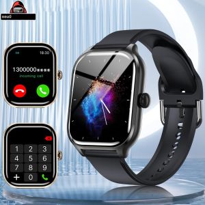 หน้าจอสัมผัสสมาร์ทนาฬิกาเพลงขั้นตอนนับบลูทูธ2025 Smartwatchสําหรับผู้ชายผู้หญิงแคลอรี่Track Heart RateการตรวจสอบH9