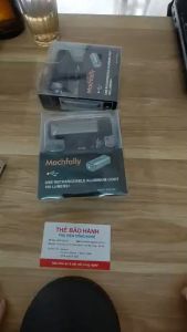 Đèn pha sạc usb Machfally siêu sáng cho Xe đạp và Đồng hồ đo tốc độ xe đạp không dây tặng đèn hậu có móc cài