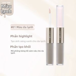 JUDYDOLL | Kem Che Khuyết Điểm Lỏng Matte Tạo Khối và Bắt Sáng Hai Đầu Dùng Cho Tạo Khối Mặt và Tăng Sáng Da