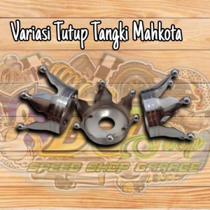 Mahkota Tangki Variasi RX King CB GL MP Tiger Pemanis Cover Tangki Mahkota Crome