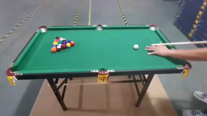 120 CM Billiard Table for Kids Wooden With Adjustable Metal Leg Pool Table Set Tall Feet Pool Table