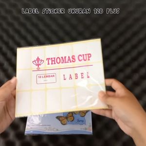 Stiker Label Nama Undangan 128 isi 10 Lembar Sticker Tempelan Print Harga Buku Cetak