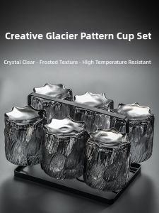 CRISTALGLASS | Elegant Ice Water Drinking Glass Set