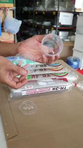 3-4-5-6 ถ้วยน้ำพริก ถ้วยน้ำจิ้ม ออนซ์ยี่ห้อ ปาก 75 mm แพคละ 50 ใบ