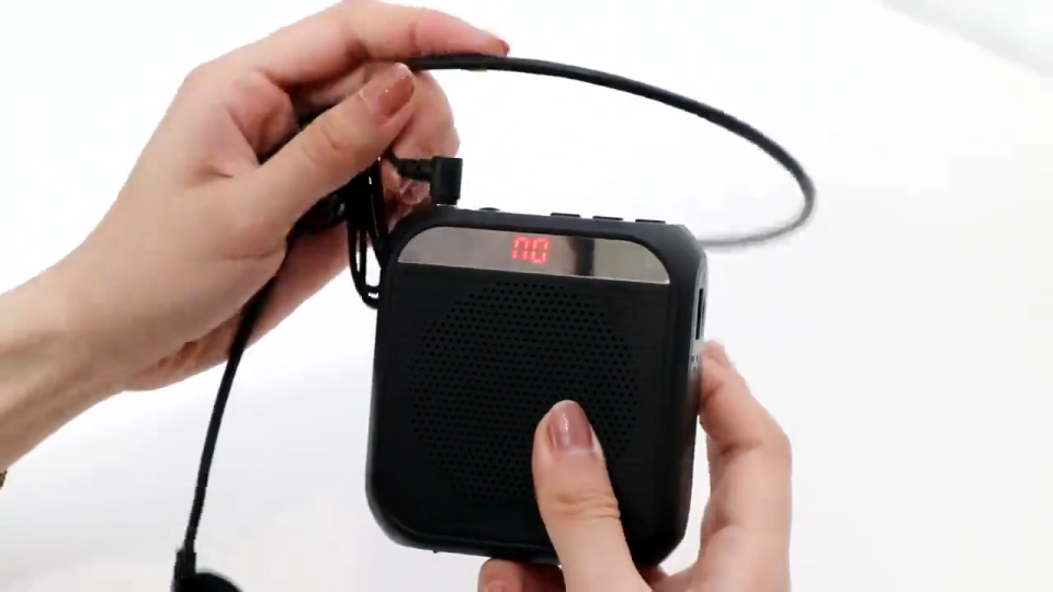 Expose Portable Voice Amplifier  Voice Amplifier Booster With Wired Speaker Mini speaker microphone amplifier