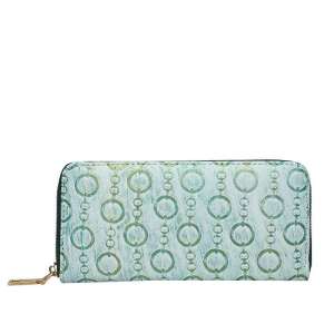 New 2023 Womens Medium Length Wallet Single Zipper Convenient Storage Retro Forest System Wallet Fashionable Pure Color