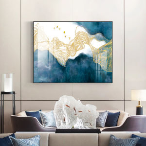 โมเดิร์นเรียบง่ายบทคัดย่อมิเตอร์ไฟฟ้ากล่องตกแต่งภาพวาดไม่จําเป็นต้องเจาะกรอบเดียวการออกแบบทิวทัศน์สําหรับตกแต่งบ้าน