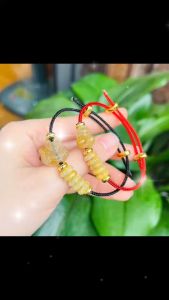 vòng tay nữ hồ ly thạch anh tóc vàng tự nhiên mix đồng điếu thạch anh tóc vàng vip vòng tay đá phong thuỷ hợp mệnh thổ mệnh kim trang sức thiết kế đủ hoá đơn thẻ bảo hành