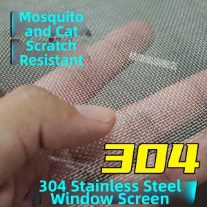 QIYINGE | Stainless Steel 304 Self-Install Window Screen Mesh Pest Protection