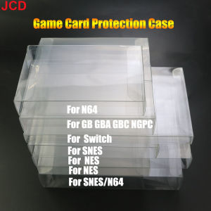 2pcs Plastic PET For NES Protector Case for Switch Game Boxes Clear Transparent For GB GBA GBC SNES N64 NGPC Game Box CIB Games