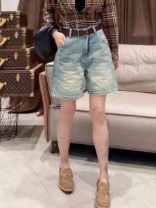 MANMI | Retro American High Street Stylish Summer Denim Shorts