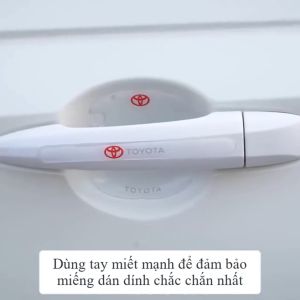 [HCM - Giao Nhanh] Bộ 10 miếng dán hõm cửa tay nắm silicon trong suốt chống xước ốp lõm cửa xe MazdaToyotaHondaHyundaiKiaFordNissan