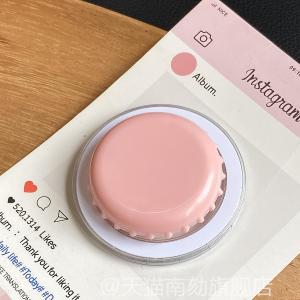 Cute Cartoon Pattern MagSafe Magnetic Phone Stand Strong Bottle Cap Portable Universal for Huawei  New Model Adhesive