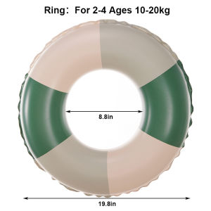 Rooxin Pool Float Swim Ring Tube Inflatable Swimming Seat Floating Ring Swimming Circle Beach Water Play Equipment