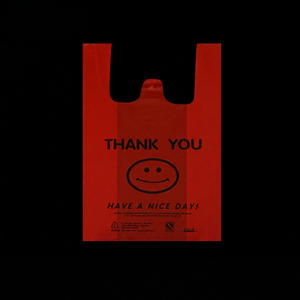 KANGLINGBAOZHUANG | Smiley Face Transparent Commercial Use Food Packaging and Takeout Bags