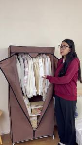 Sturdy Simple Fabric Wardrobe