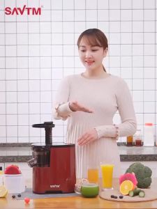 MÁY ÉP CHẬM/ MÁY ÉP TRÁI CÂY SATVM JE07/ JE-07 VẮT KIỆT BÃ [BẢO HÀNH 12 THÁNG].Máy ép chậm  máy ép trái cây  máy ép hoa quả SAVTM JE 07 ép kiệt bã đến 98% dễ dàng tháo lắp vệ sinh .Thiết kế máy nhỏ gọn phù hợp cho góc bếp xinh xắn .