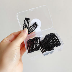 Elegant Black Hair Clips for Babies Girls Cute Mini Hair Accessories Hair Strips Decoration Korean Style Childrens Headwear