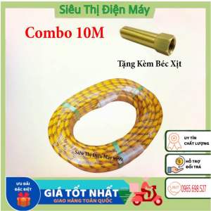 Dây Rửa Xe Áp Lực Cao 1015203050M Dành Cho Máy Xịt Rửa Áp Lực - TẶNG KÈM BÉC XỊT ĐỒNG