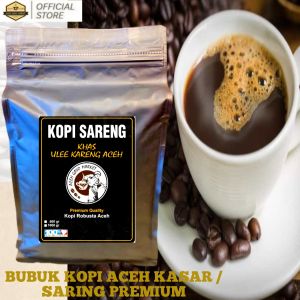 KOPI ACEH ASLI KHAS ULEE KARENG 500gram BUBUK KASAR SARING ROBUSTA GAYO ORIGINAL NATURAL PREMIUM.