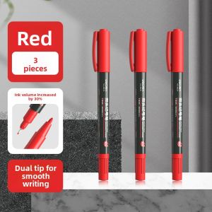 deli | Waterproof Oil-proof Fade-resistant Dual Tip Marking Pen