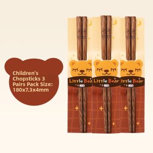 Natural Wooden Children Chopsticks 18cm