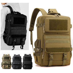 Cặp đeo vai quân đội dung tích lớn Ba lô rằn ri ngoài trời đa năng túi du lịch leo núi