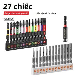 Bộ Tua Vít Đa Năng Geinxurn Thép S2 Dùng Sửa Chữa Ô Tô Và Dụng Cụ Gia Đình Kèm Hộp Đựng Và Móc Khóa Có Thể Tháo Rời