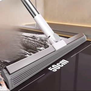 EELHOE | Chổi Và Cây Lau Nhà Silicon 115cm Hai Chức Năng Lau Khô Và Lau Ướt Dùng Cho Nhà Tắm Nhà Vệ Sinh Cán Nhôm