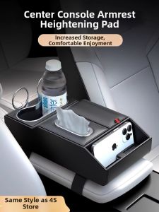 Multifunction Tissue Box Armrest Heightening Pad