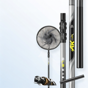 YUZHIYUAN | Ultra-light Super Hard Carbon Fiber Telescopic Folding Fish Landing Net