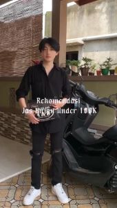 Jas Hujan Dewasa Pria Wanita Mantol PVC Karet Kain Tebal Elastis Anti Air