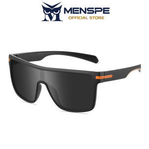 MENSPE แว่นกันแดดโพลาไรซ์ผู้ชายผู้หญิงน้ำหนักเบามากกรอบแว่นตากันแดดกระจกสี่เหลี่ยมขนาดใหญ่แว่นกันแดดสำหรับเดินทางชายแว่นกันแดดดีไซน์แบรนด์สำหรับผู้ชายแว่นตา UV400สำหรับขับรถตกปลา