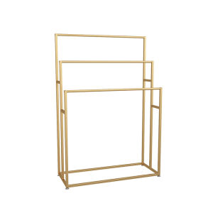 Punch-Free Floor Standing Bathroom Storage Rack