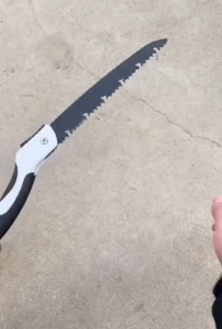 เลื่อยตัดไม้ เลื่อยพับได้ ไม่เป็นสนิมใบเลื่อยพับ มีระบบเซฟตี้ H729