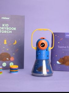 Đèn Pin Chiếu Hình Kể Chuyện Cổ Tích Mideer Kid Storybook Torch với 12 truyện cổ tích cực hay cho bé đèn pin chiếu hình cho bé 3D - Hàng chính hãng