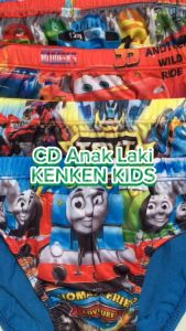 Paket 6 Pcs Celana Dalam Anak Laki Laki Motif Lucu Berkualitas Merk Kenken Kids | Pakaian Dalam Anak